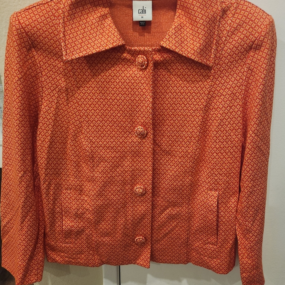Orange Cabi Blazer and Skort Set